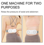 Load image into Gallery viewer, Waist Heating Belt with EMS Portable Cramps Relief Heating Pad Body abdomen massager Electric heating pad RED LIGHT HOT