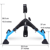 Load image into Gallery viewer, Foldable Portable Pedal Exerciser with Display Screen Mini Cycle Pedal Exercise Bike