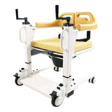 Load image into Gallery viewer, folding patient transfer chair commode Multi-purpose nursing transit manual wheelchair